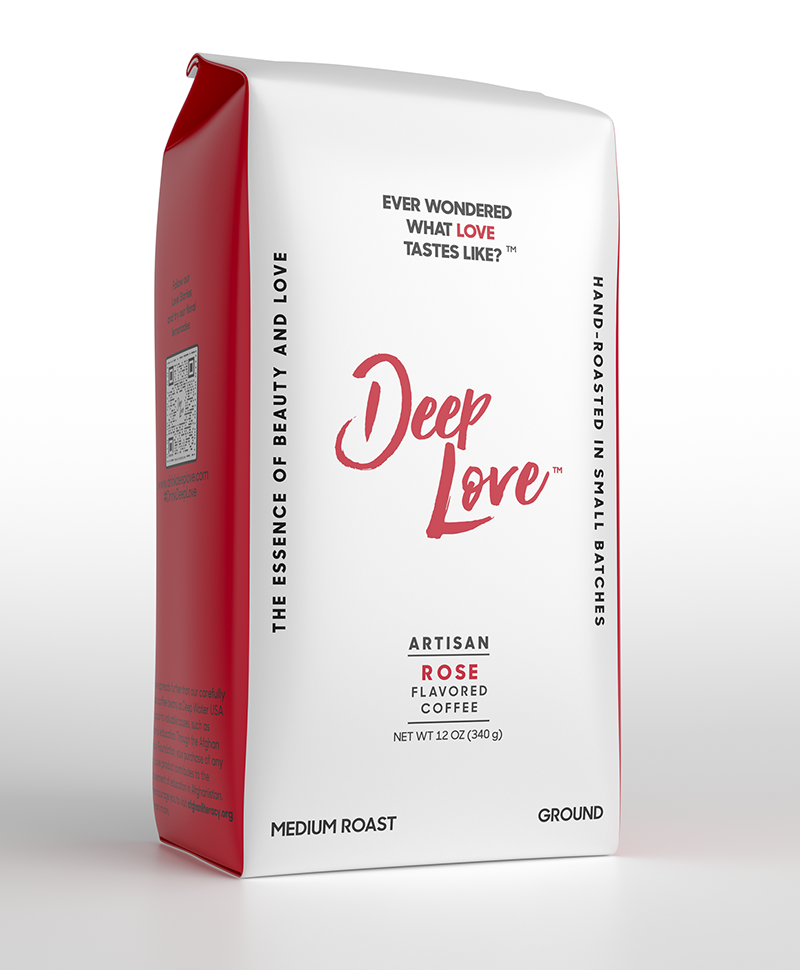 Artisan Rose Flavored Coffee - 2pack 12oz each bag.
